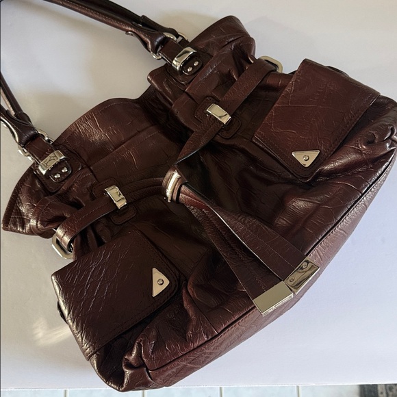 b. Makowsky Brown Shoulder Bag - Picture 5 of 10
